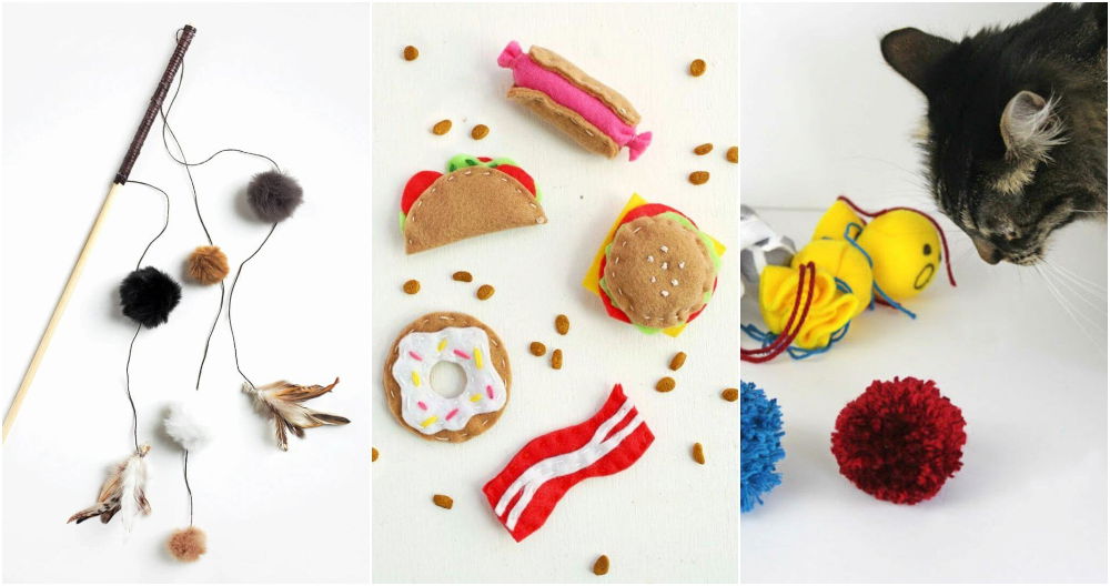 40 Homemade DIY Cat Toys Anyone Can Make