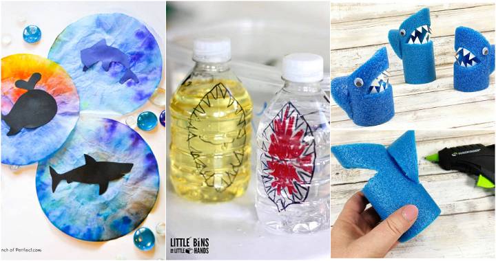 easy diy shark craftsShark Crafts and Activities for Kids, Toddlers and Preschoolers