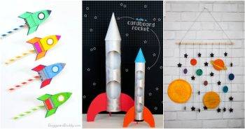 easy diy space crafts30 easy Space Crafts for Toddlers, Preschoolers and Kids of All Ages