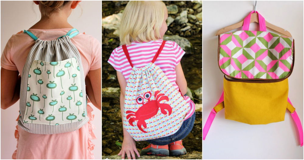 Simple backpack sewing online pattern