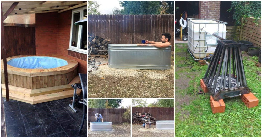 DIY HOT TUB BUILT IN ONE HOUR! 😍🔥🛁