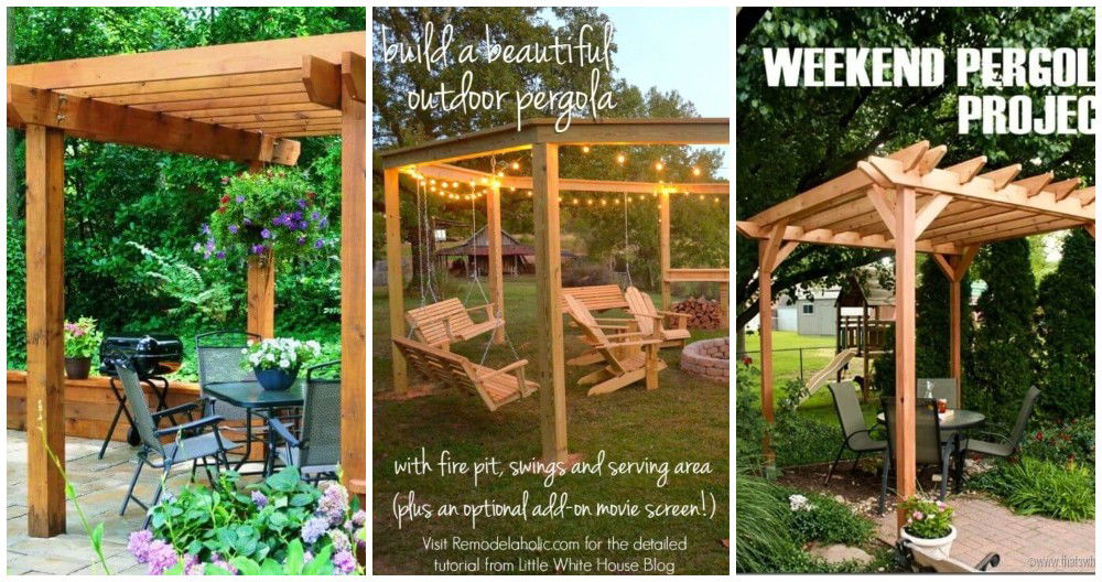 free diy pergola plans to build your own pergola