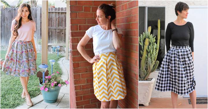 22 Free Pleated Skirt Pattern to Sew