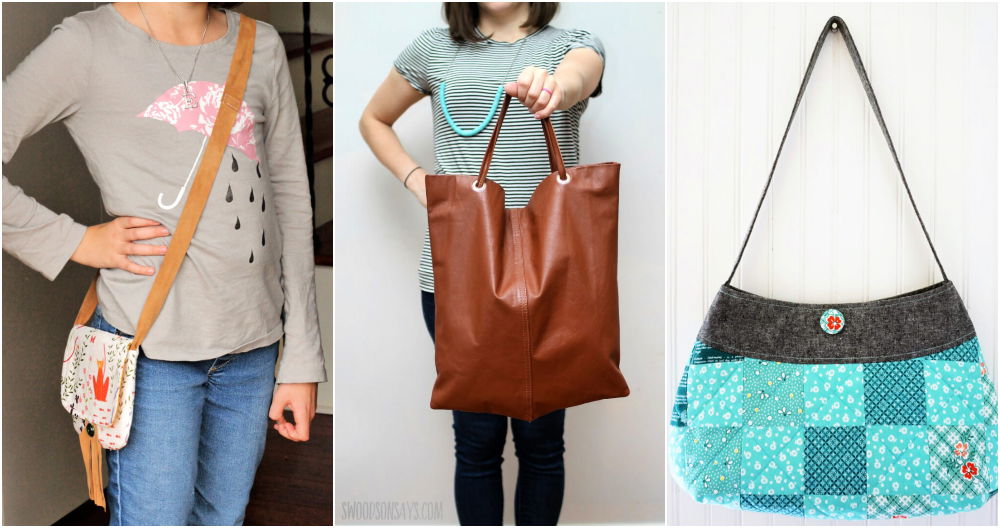 Easy Granny Square Tote Bag (with lining!) FREE pattern - Pukapuka