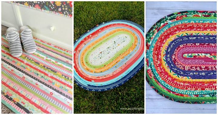 jelly roll rug pattern