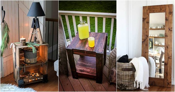 100 DIY Small Woodworking Projects Using Rustic Wood