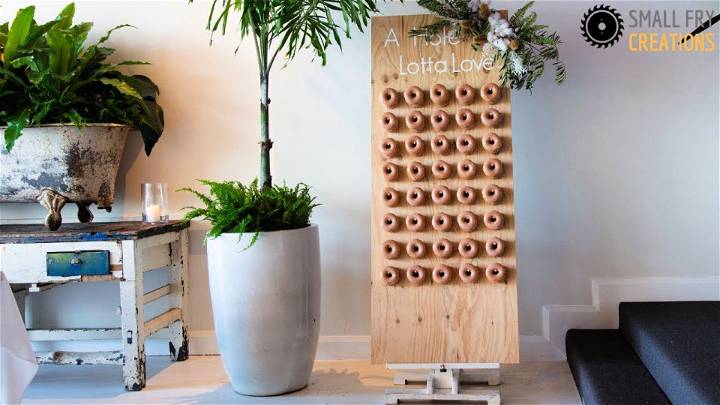 Building a Donut Wall Using Plywood