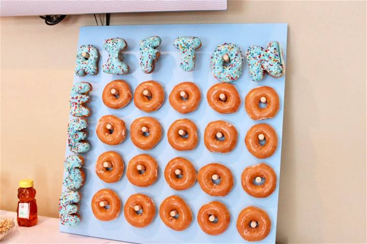 DIY Donut Wall Step by Step Instructions