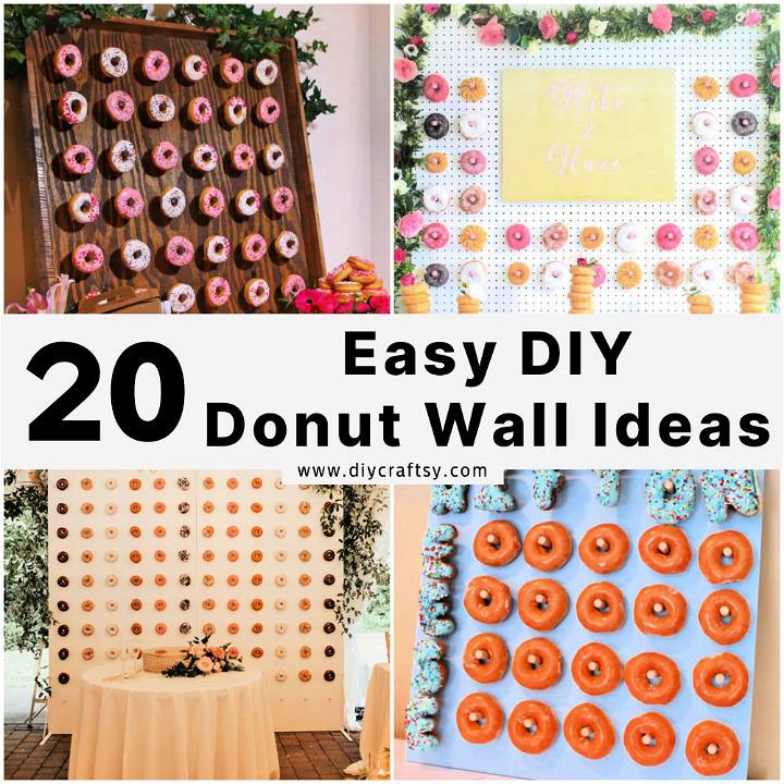 DIY donut wall ideas