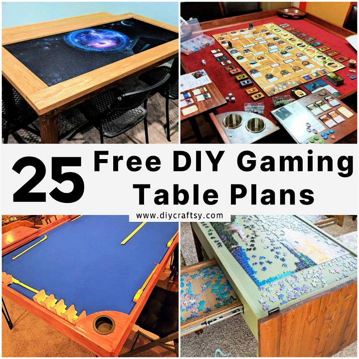 DIY gaming table plans