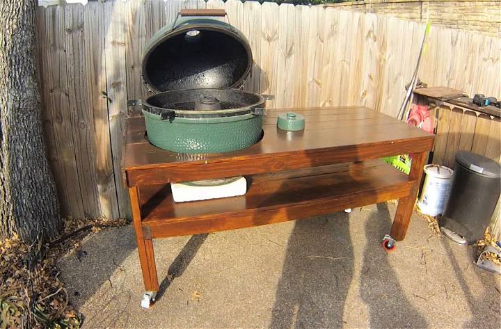 How to Make a Wood Big Green Egg Table