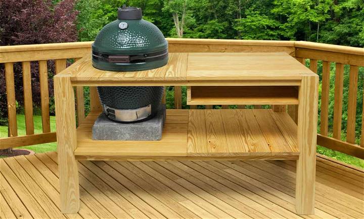Making Your Own Big Green Egg Table