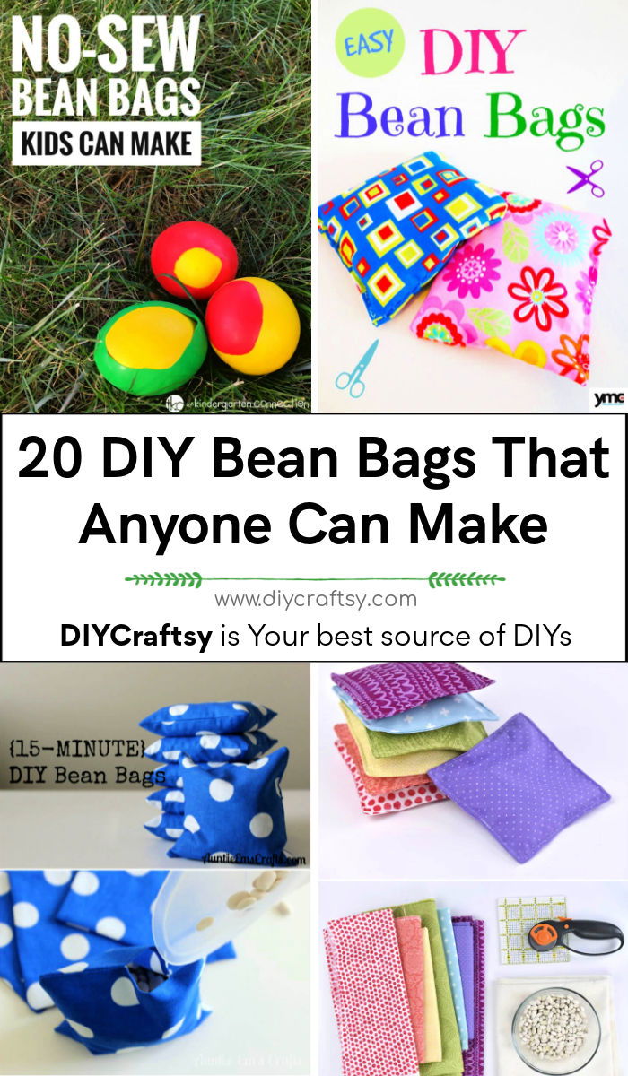 20 DIY Bean Bags That Anyone Can Make