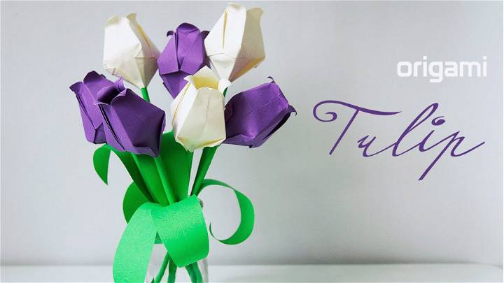 Beautiful DIY Origami Paper Flowers
