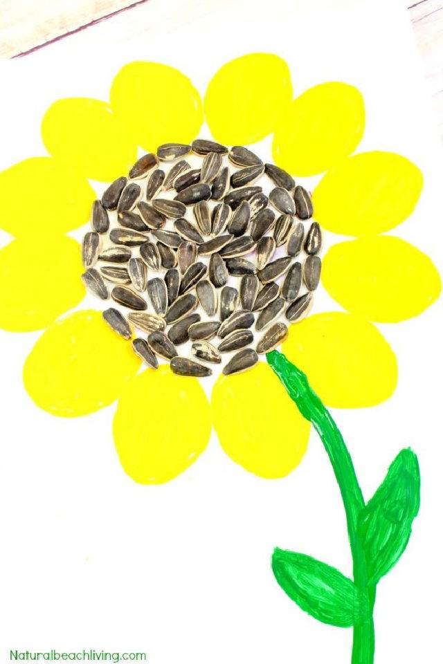 Cute Sunflower Art for Kids