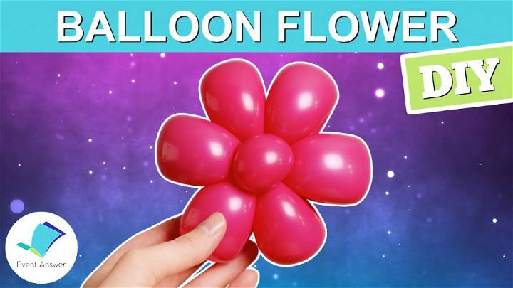 DIY 6 Petal Balloon Flower