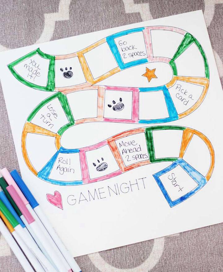DIY Board Game for Family Game Night