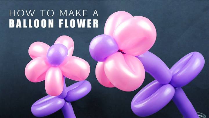 Simple DIY Balloon Flower