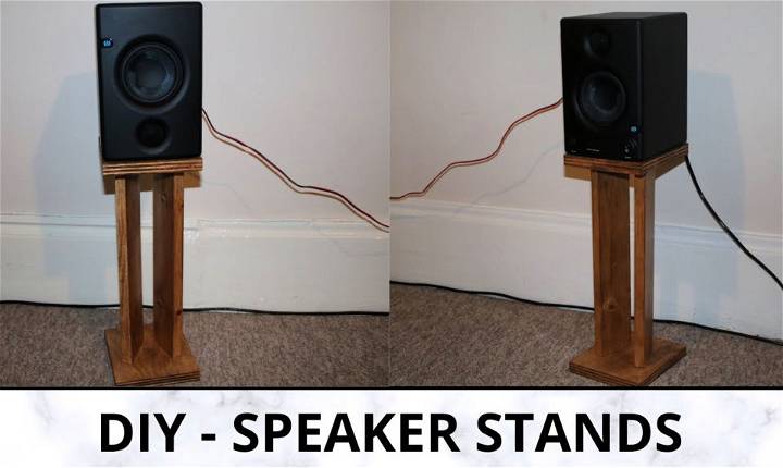 How to Make Speaker Stands Step by Step