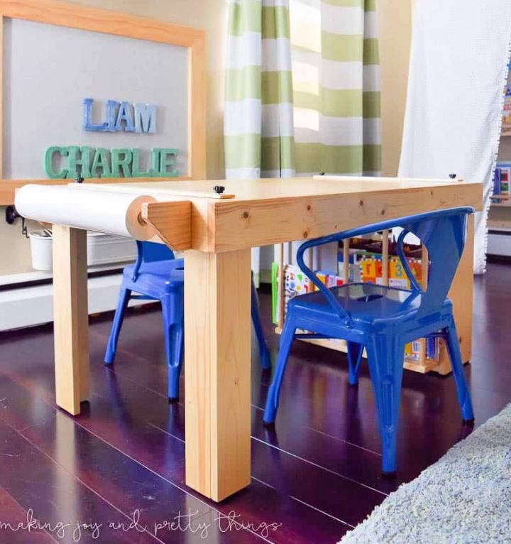 How to Make a Kids Craft Table