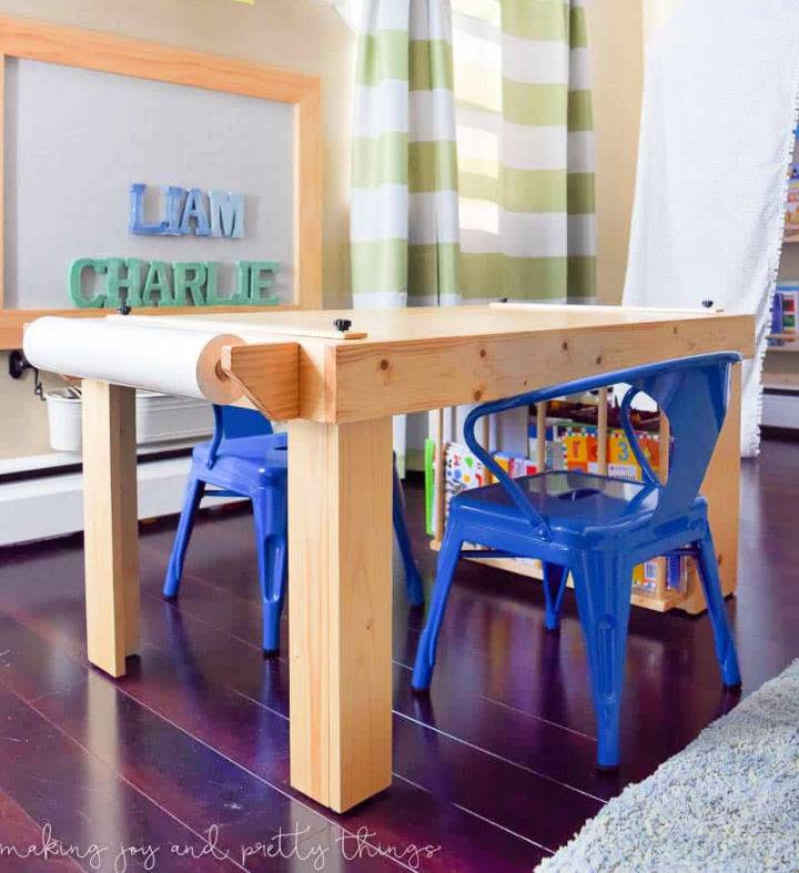How to Make a Kids Craft Table