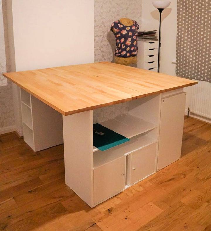 Huge Sewing Table for Craft Room