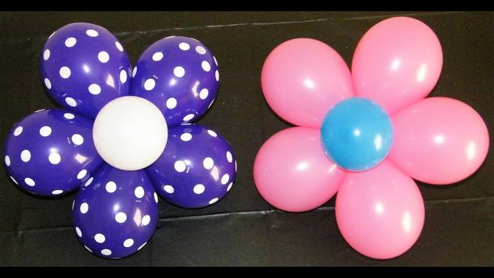 Make Your Own Balloon Flower for Decoration
