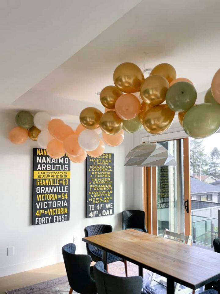 Easy DIY Balloon Garland