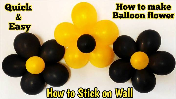 Quick and Easy DIY Balloon Flower