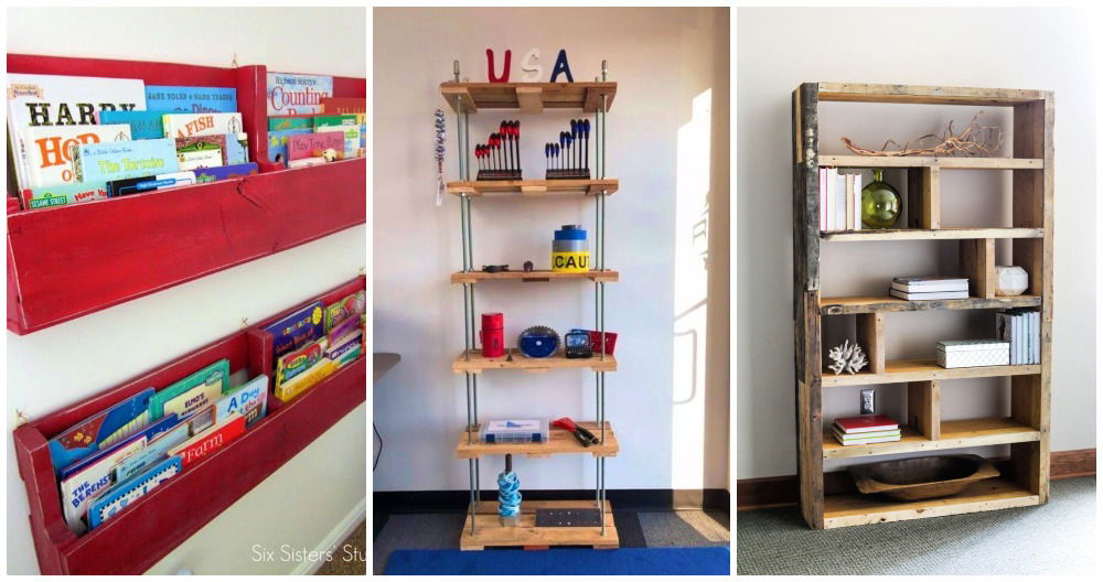 cheap and easy diy pallet shelves ideas