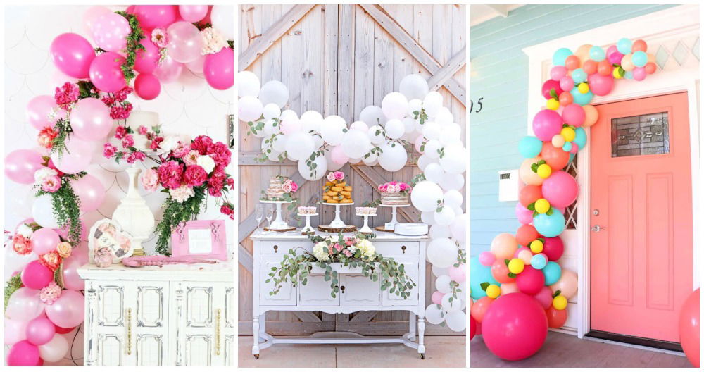 diy balloon garland ideas you can make