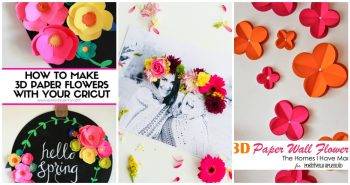 how to make 3d paper flowers