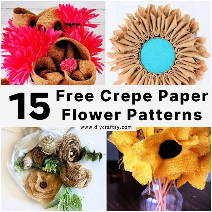 how to make burlap flowers