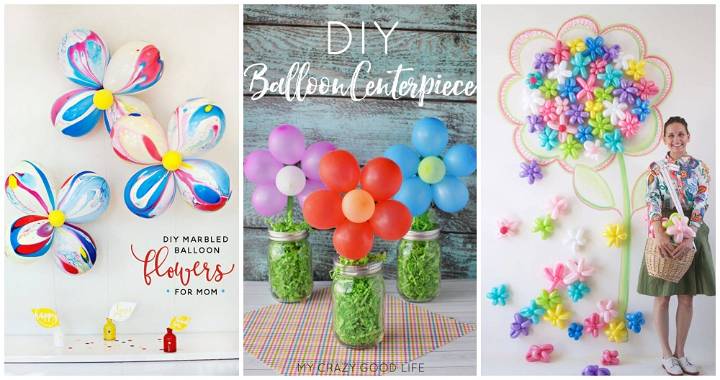 how to make flower balloons