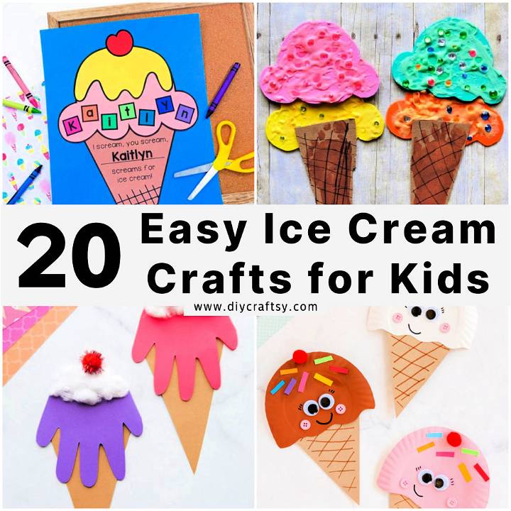 ice cream crafts for kids