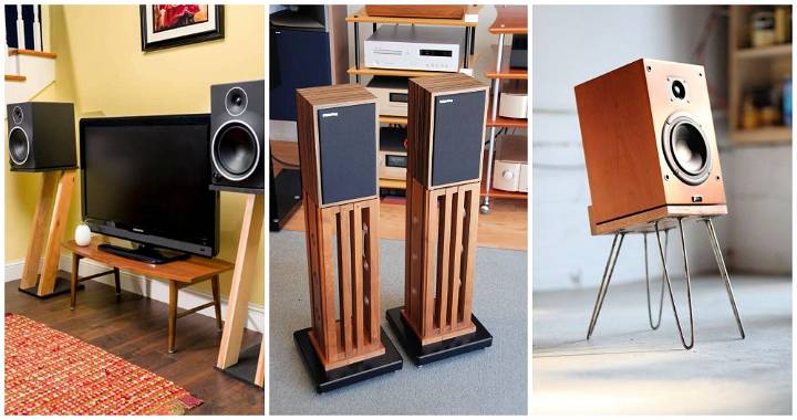 10 Simple Diy Speaker Stands Anyone Can