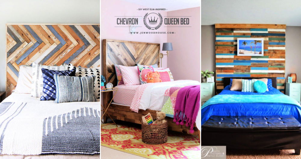 DIY Wood Headboard Ideas