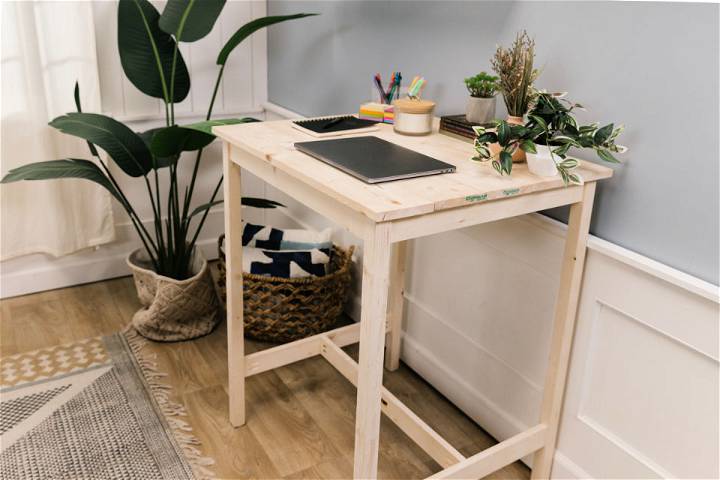 DIY Wood Standing Desk
