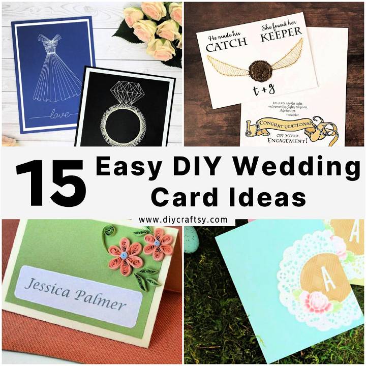 DIY wedding card ideas
