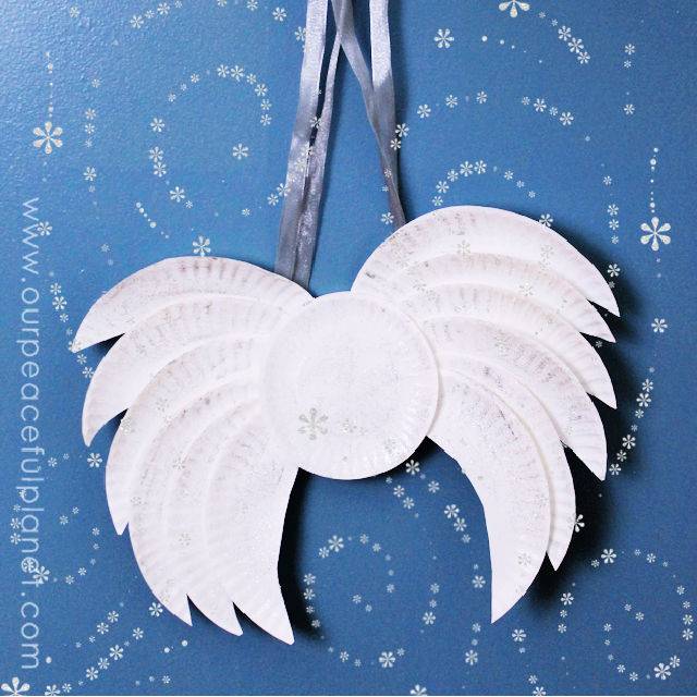 Make Angel Wings Using Paper Plates