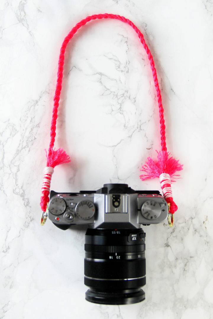 How to Make a DIY Camera Strap - Two Ways! - Lily & Val Living