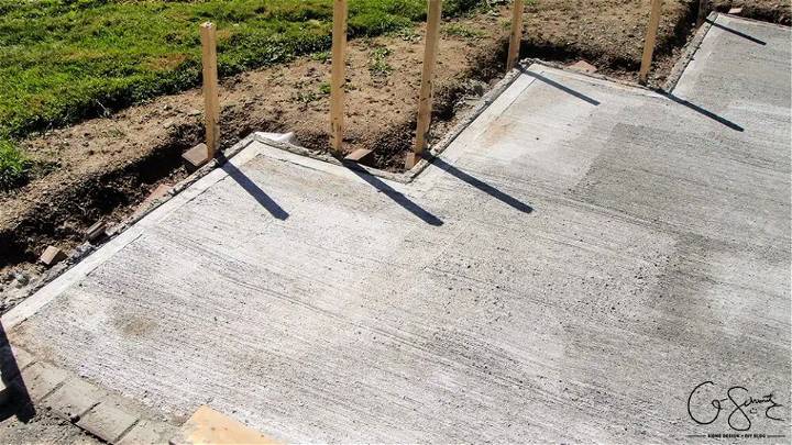 Make Your Own Concrete Walkway
