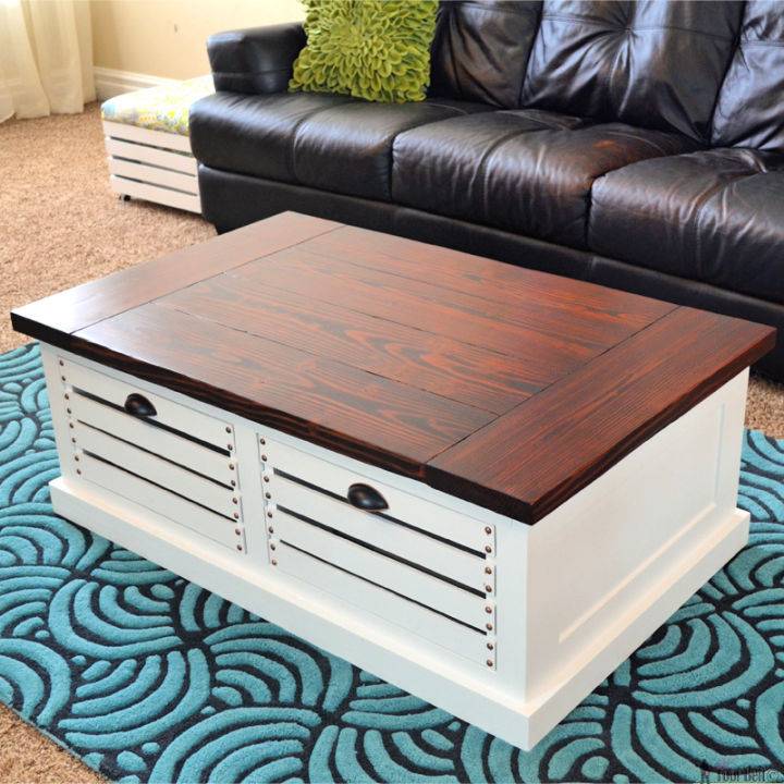 Make a Crate Coffee Table With Storage