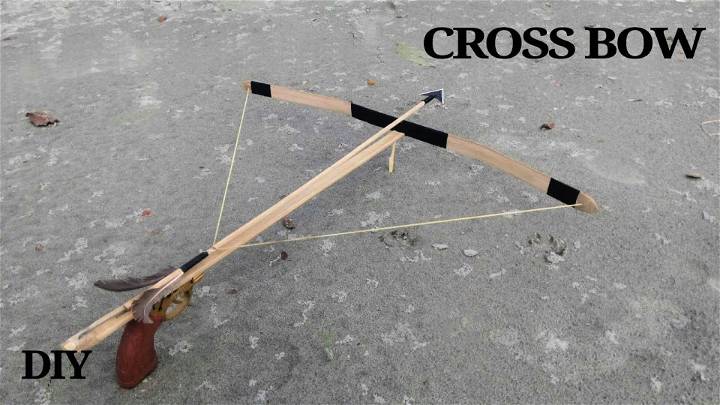 Make a Cross Bow From Dry Bamboo