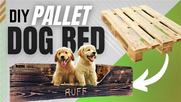 Make a Dog Bed With Wooden Pallets