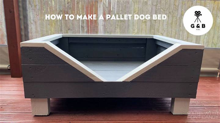 DIY Pallet Dog Bed for a Medium Dog