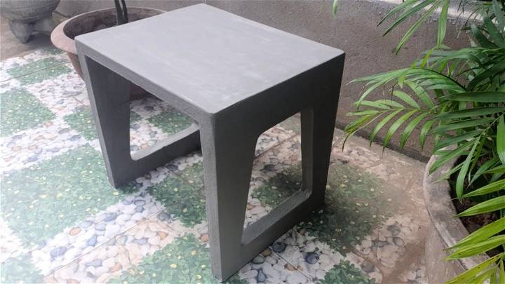 Making a Concrete Stool With $3