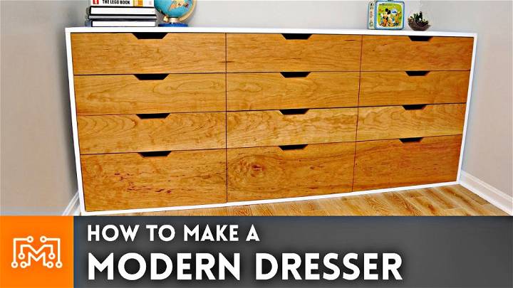 Modern Dresser Woodworking Plans