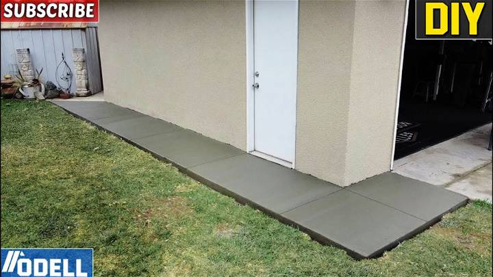 Pour a Concrete Side Walk for Beginners