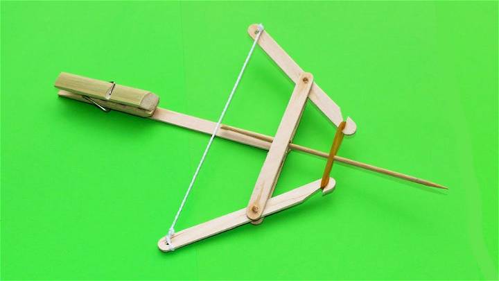 Powerful Crossbow From Popsicle Sticks